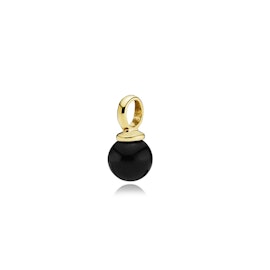 New Pearly pendant Black