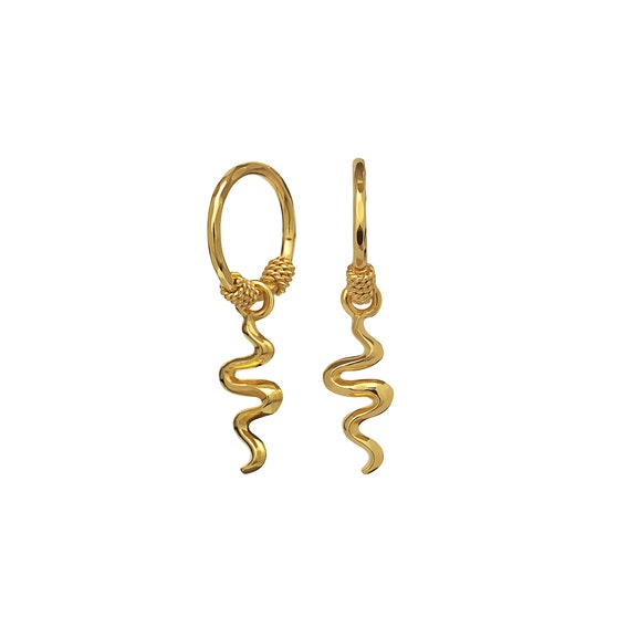 Aryah earrings van Maanesten in Verguld-Zilver Sterling 925