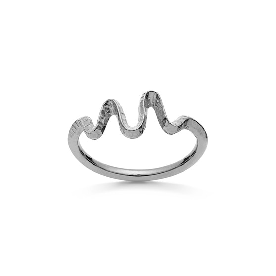 Sonar ring fra Maanesten i Sølv Sterling 925