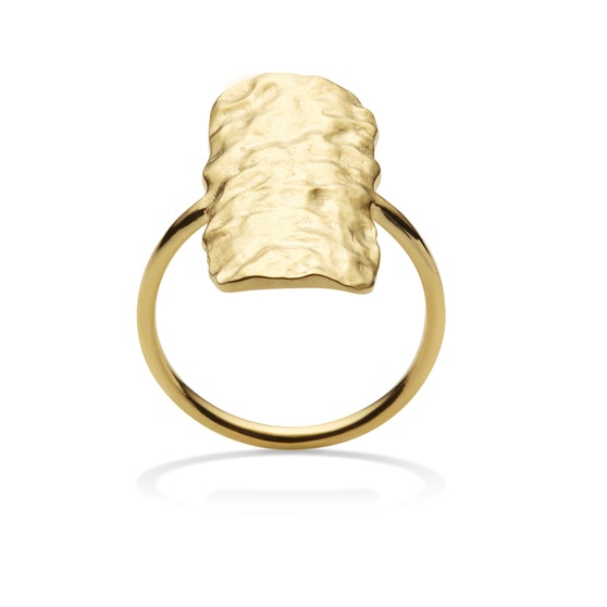 Cuesta ring de Maanesten dans Plaqué or-Argent Sterling 925