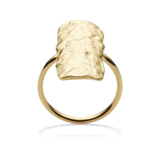 Cuesta ring from Maanesten in Goldplated-Silver Sterling 925|Blank