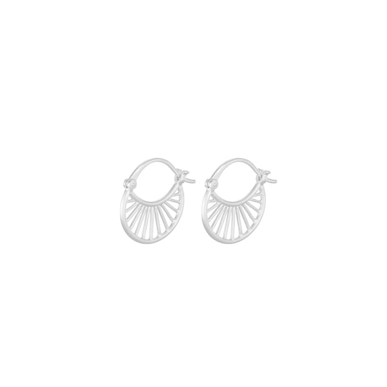 Small Daylight earrings from Pernille Corydon in Silver Sterling 925