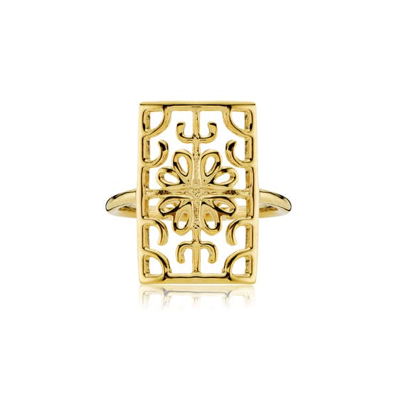 Balance ring from Sistie in Goldplated-Silver Sterling 925