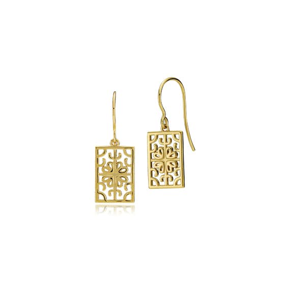 Balance earrings von Sistie in Vergoldet-Silber Sterling 925