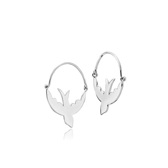 Songbird creol earrings von Sistie in Silber Sterling 925