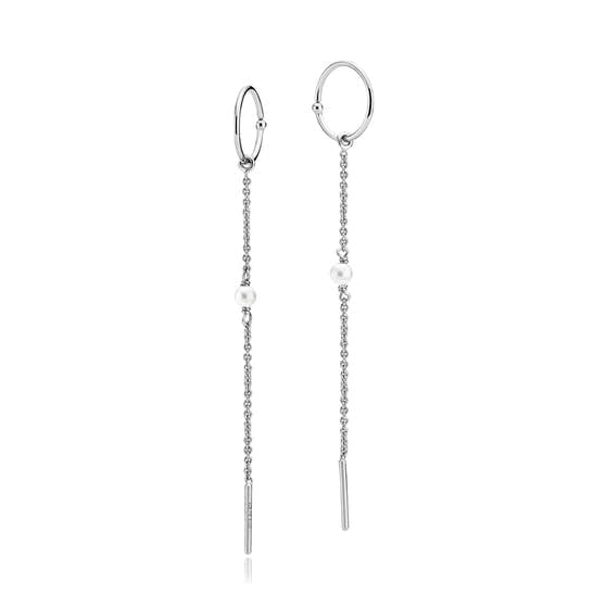 Young One Pearl earrings long von Sistie in Silber Sterling 925