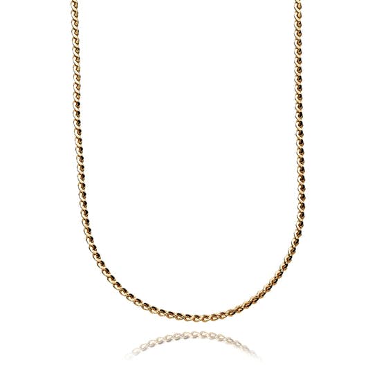 Molly necklace von Sistie in Vergoldet-Silber Sterling 925|Blank