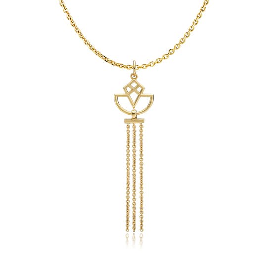 Olympia necklace fra Sistie i Forgyldt-Sølv Sterling 925|Blank
