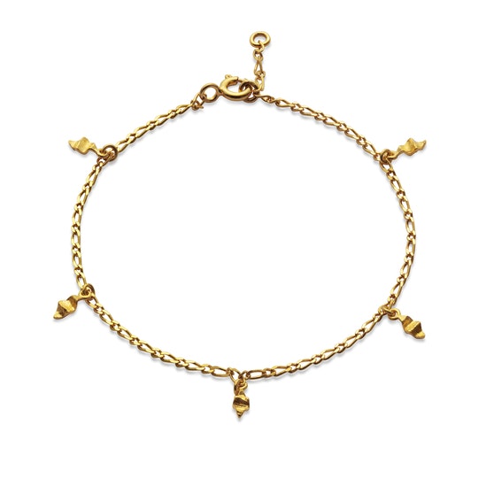 Una small bracelet fra Maanesten i Forgyldt-Sølv Sterling 925