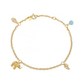 Lucky charms bracelet Arctic Blue
