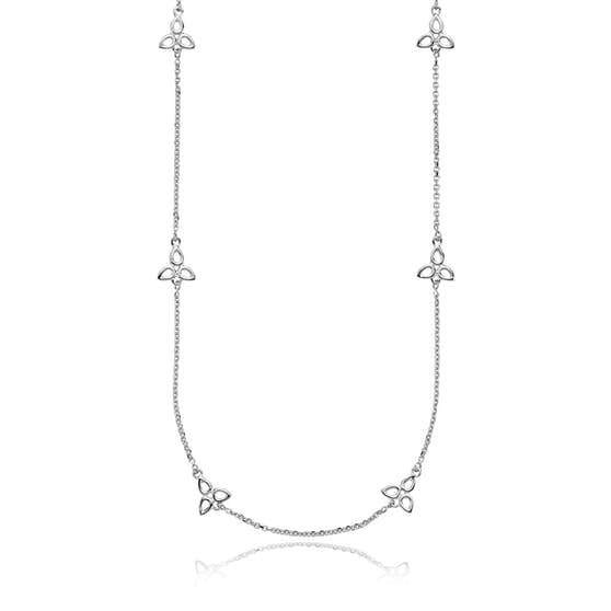 Scarlet Necklace von Izabel Camille in Silber Sterling 925