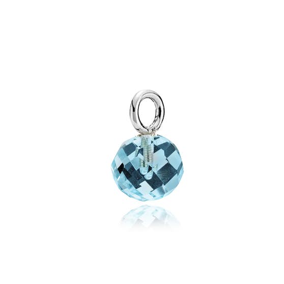 Marble Pendant Aqua from Izabel Camille in Silver Sterling 925