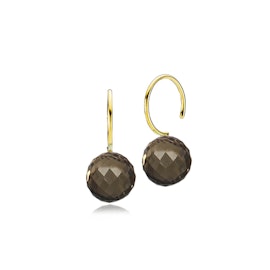 Marble earrings smokey