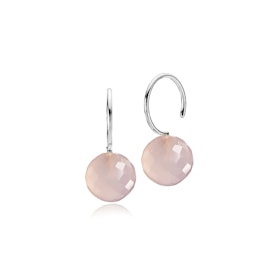 Marble earrings pink
