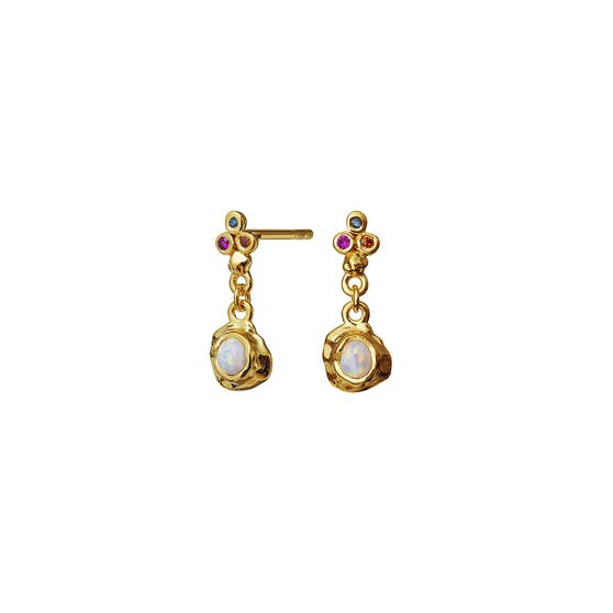 Taya earrings von Maanesten in Vergoldet-Silber Sterling 925