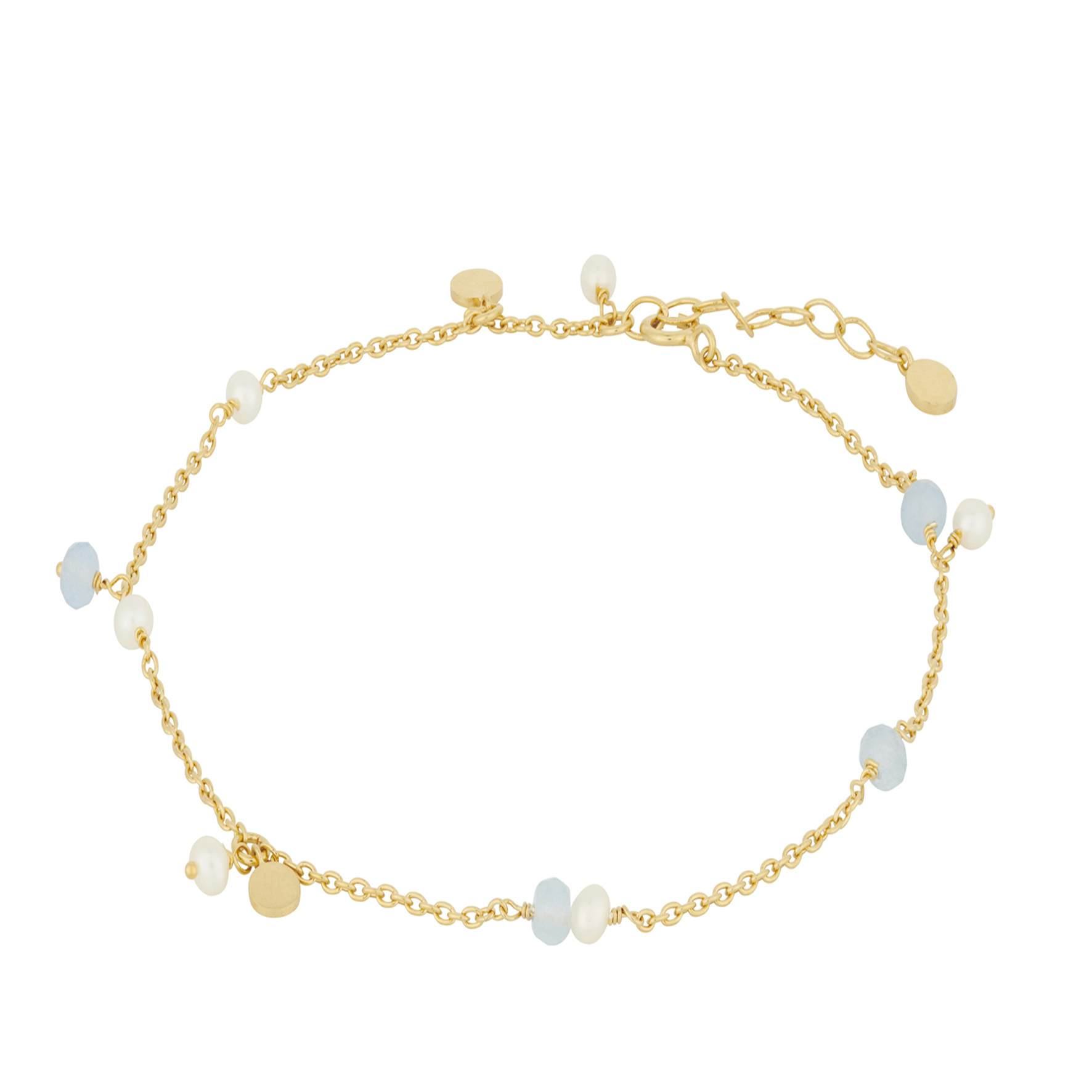Afterglow Sea Anklet from Pernille Corydon in Goldplated-Silver Sterling 925