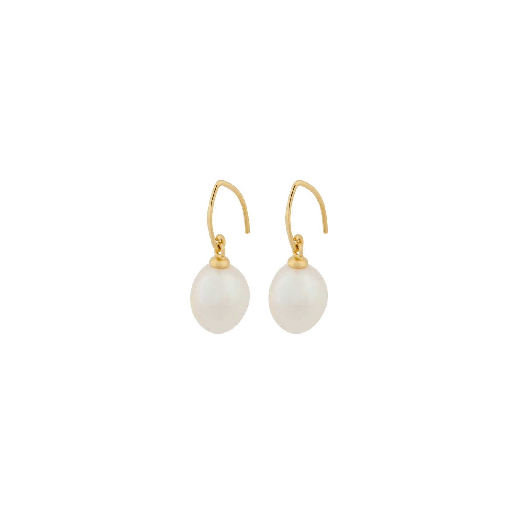 Lagoon Earhooks from Pernille Corydon in Goldplated-Silver Sterling 925