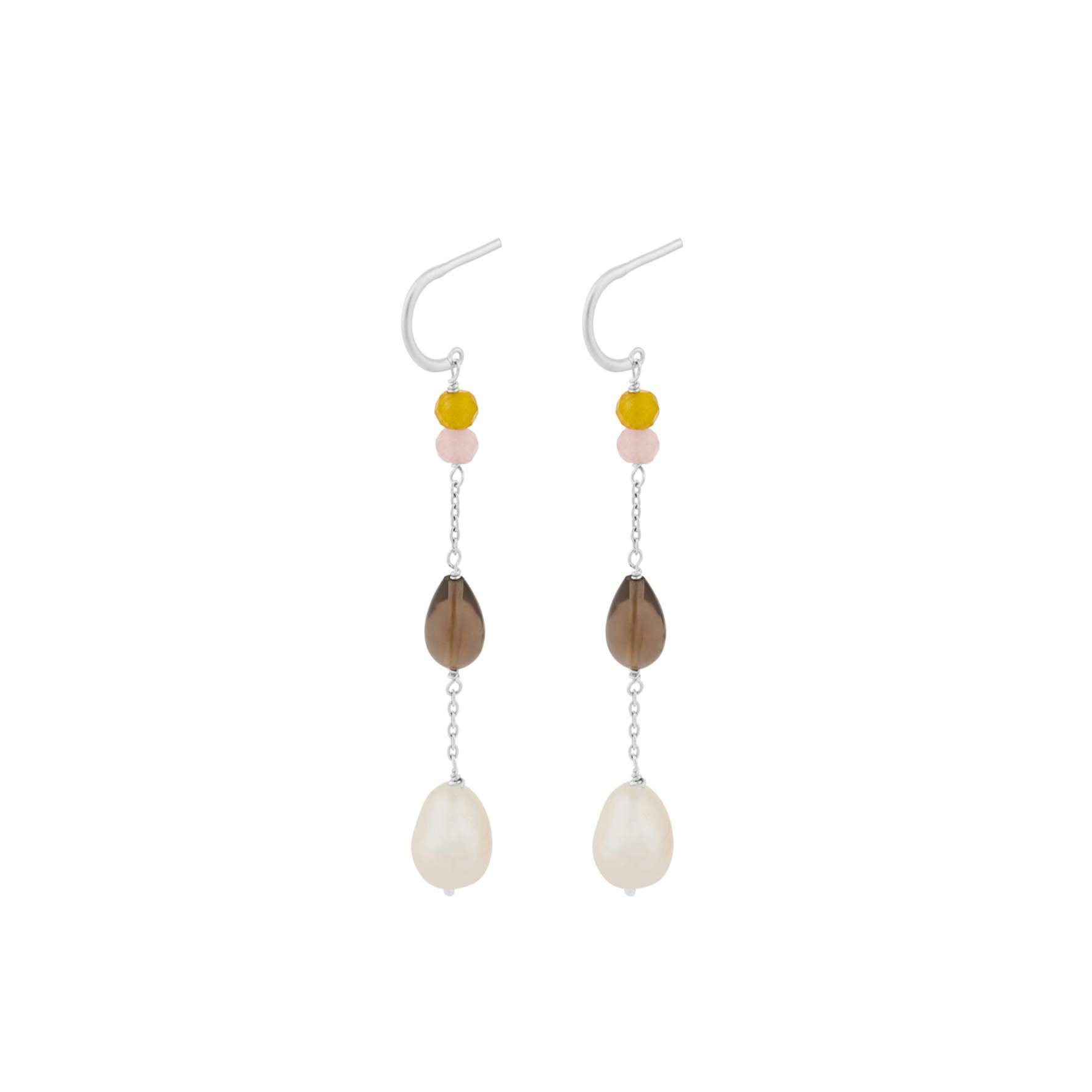 Lagoon Shade Earrings from Pernille Corydon in Silver Sterling 925
