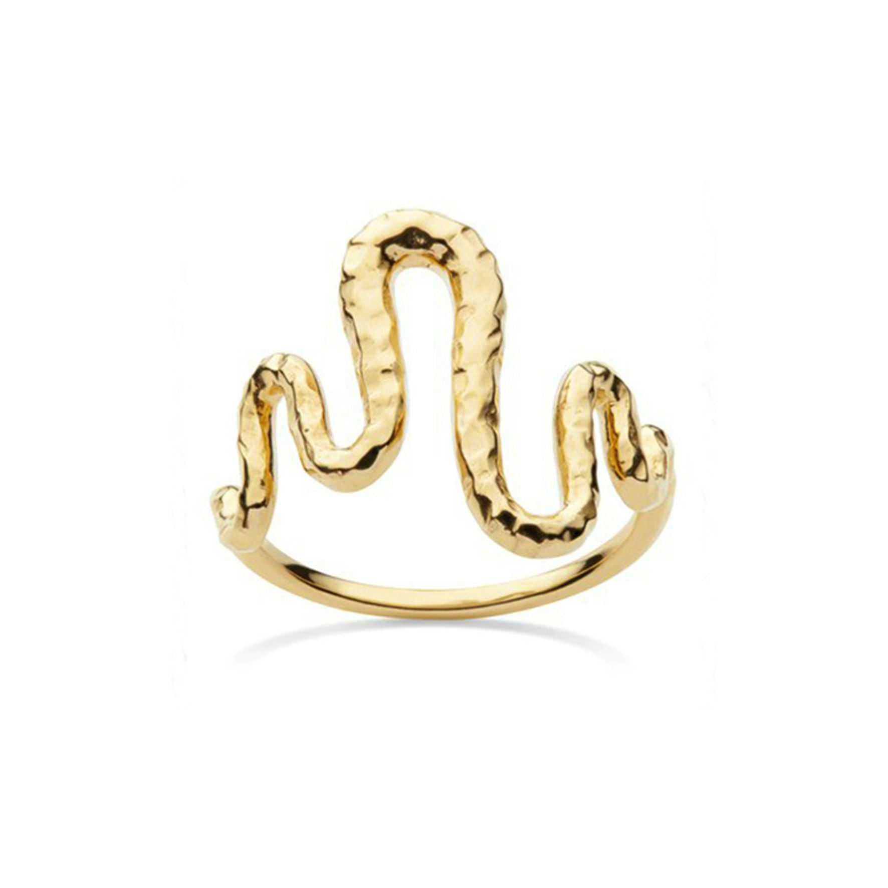 Viva ring fra Maanesten i Forgyldt-Sølv Sterling 925
