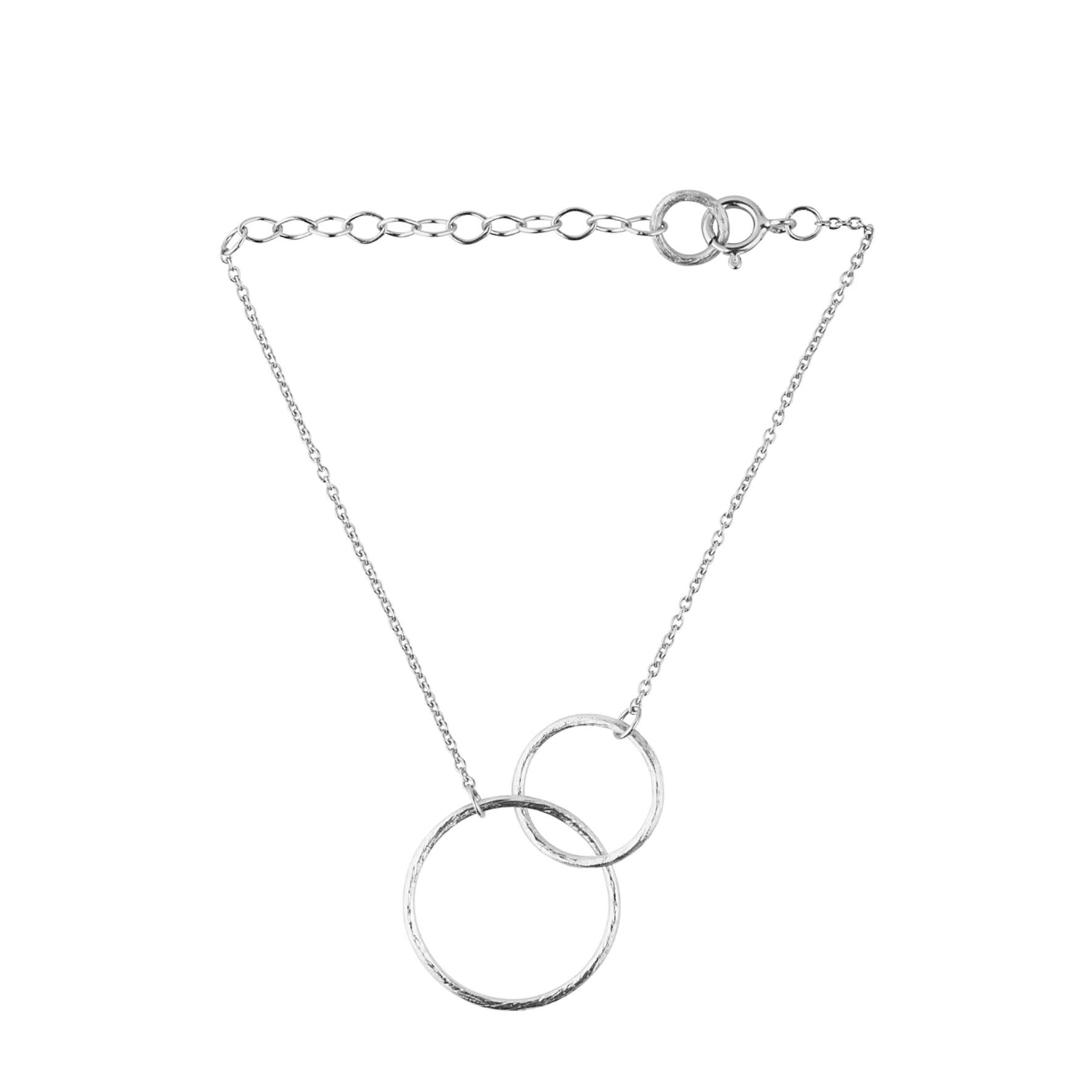 Double plain bracelet von Pernille Corydon in Silber Sterling 925| Matt,Blank