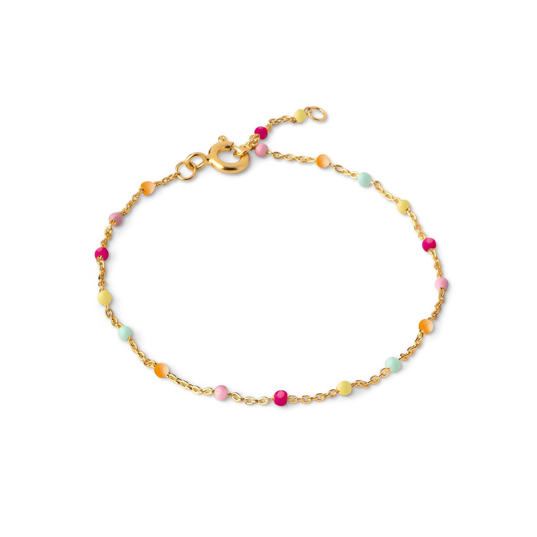 Lola Bracelet Rainbow von Enamel Copenhagen in Vergoldet-Silber Sterling 925