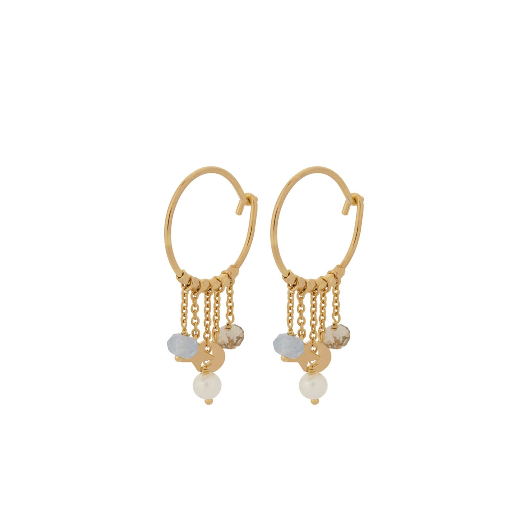 Dream Hoops from Pernille Corydon in Goldplated-Silver Sterling 925