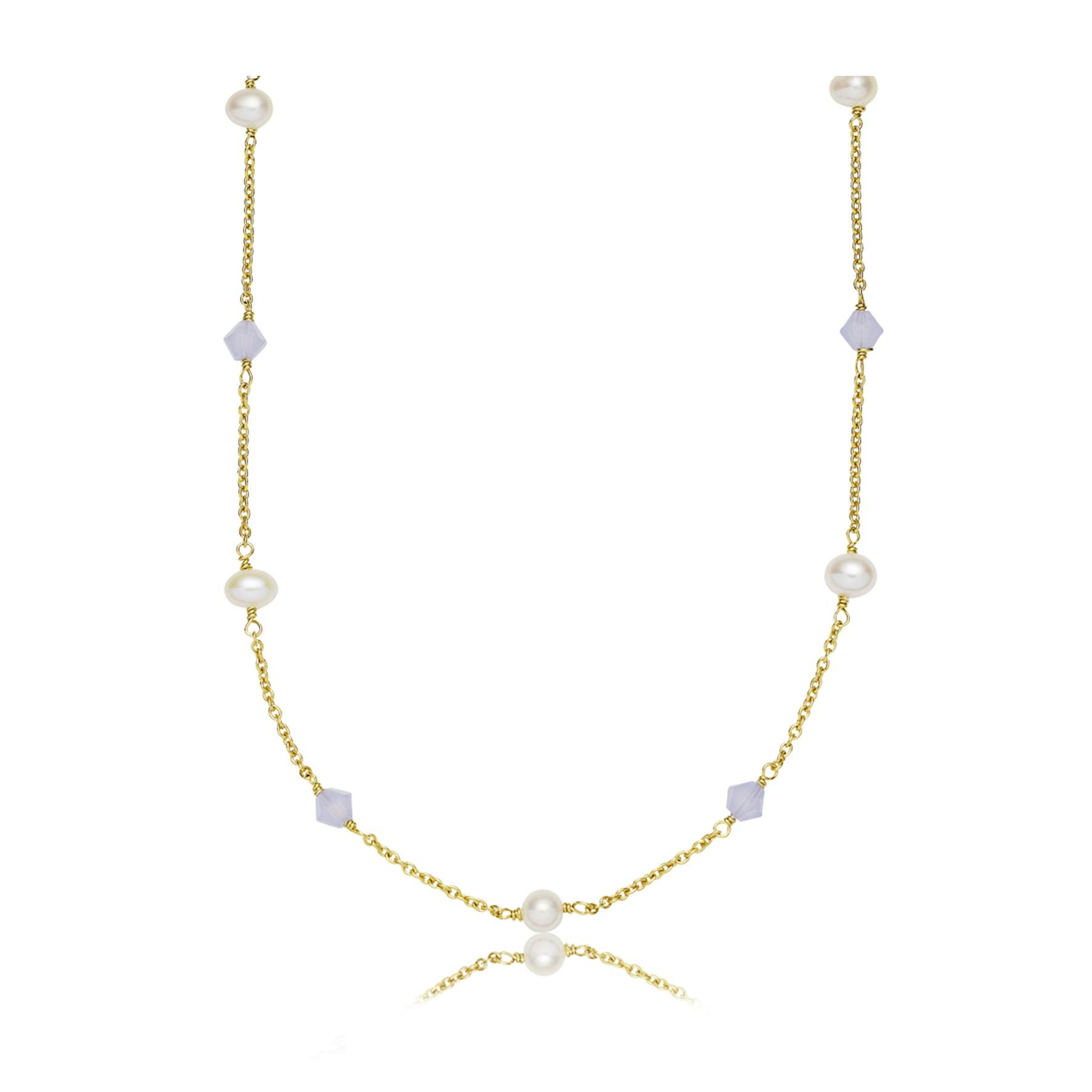 Olivia by Sistie Classic Necklace von Sistie in Vergoldet-Silber Sterling 925