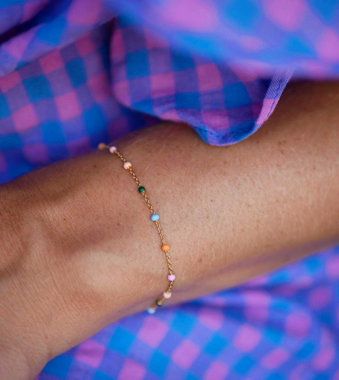 Lola Bracelet Dreamy fra Enamel Copenhagen i Forgyldt-Sølv Sterling 925