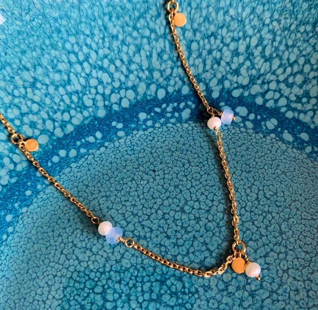 Afterglow Sea Necklace fra Pernille Corydon i Sølv Sterling 925