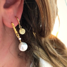 Nellie White earrings