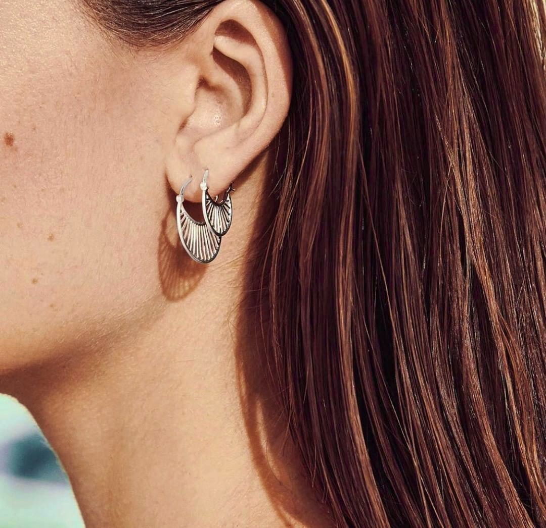 Daylight earrings van Pernille Corydon in Zilver Sterling 925