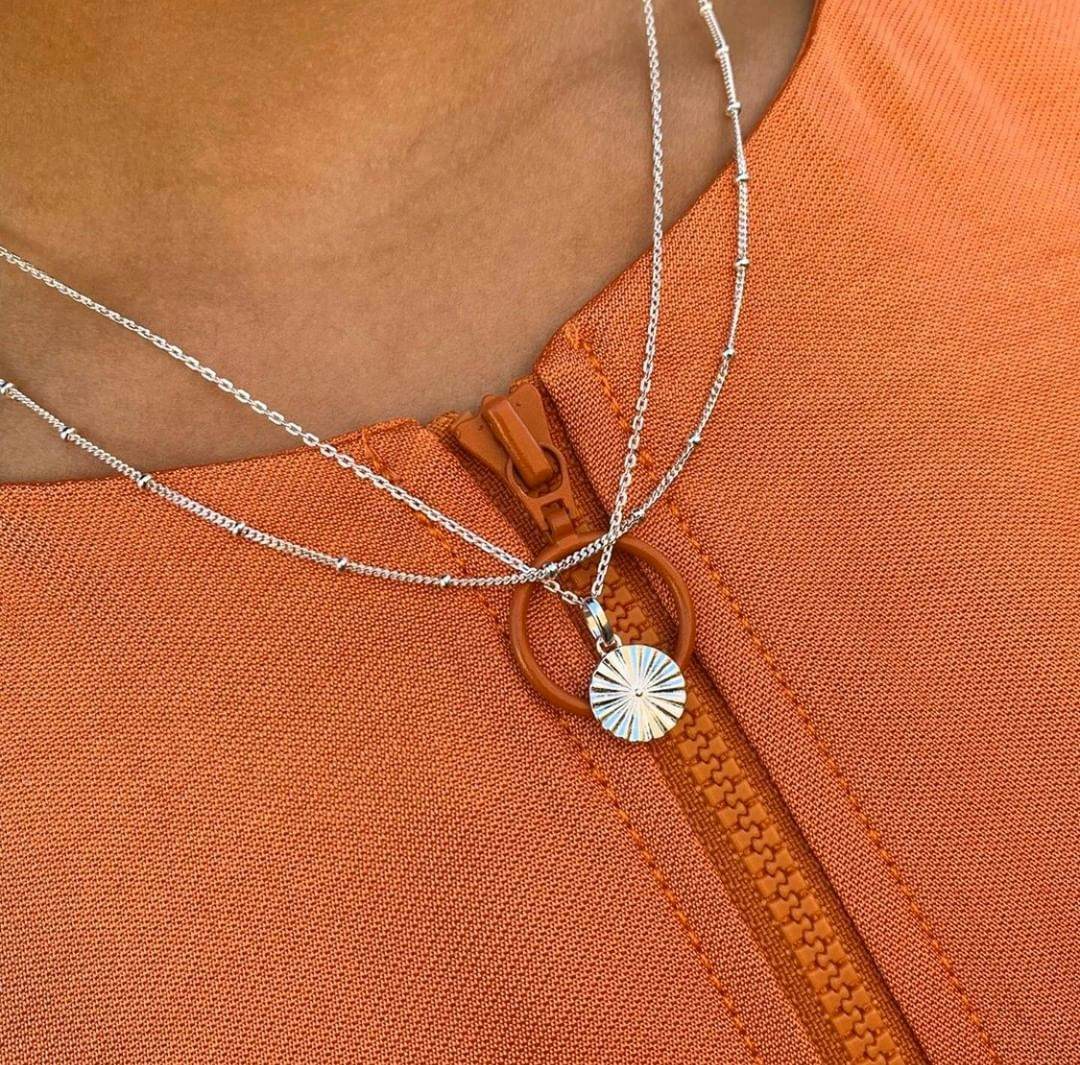 Solar necklace von Pernille Corydon in Vergoldet-Silber Sterling 925|Blank