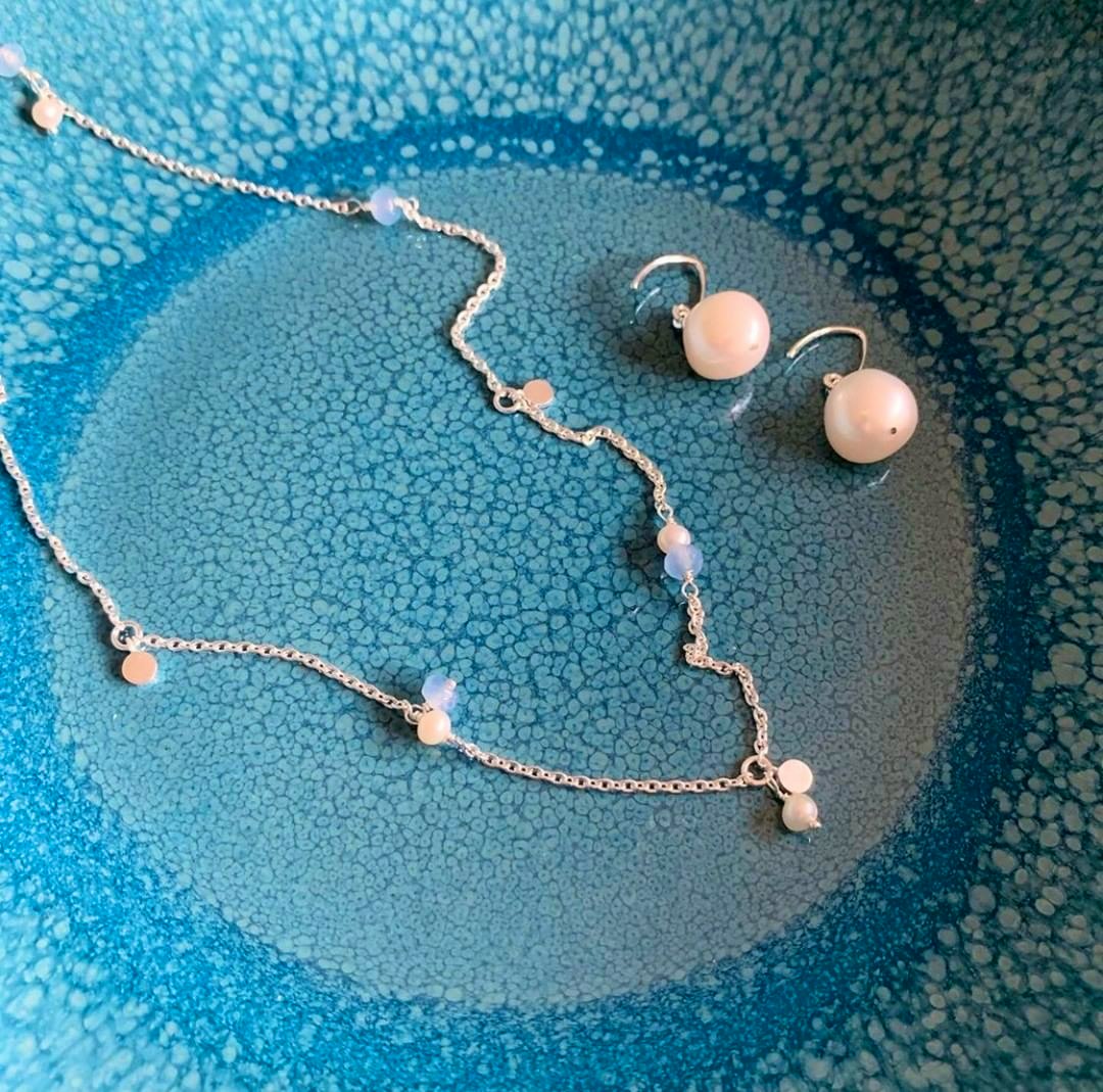 Afterglow Sea Necklace fra Pernille Corydon i Sølv Sterling 925