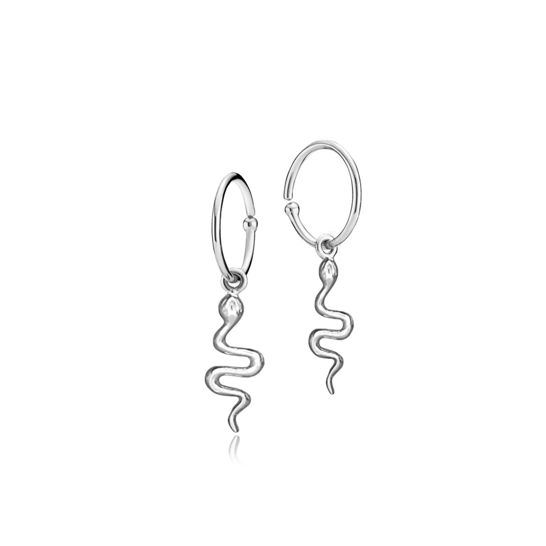 Young One Snake creol earrings von Sistie in Silber Sterling 925