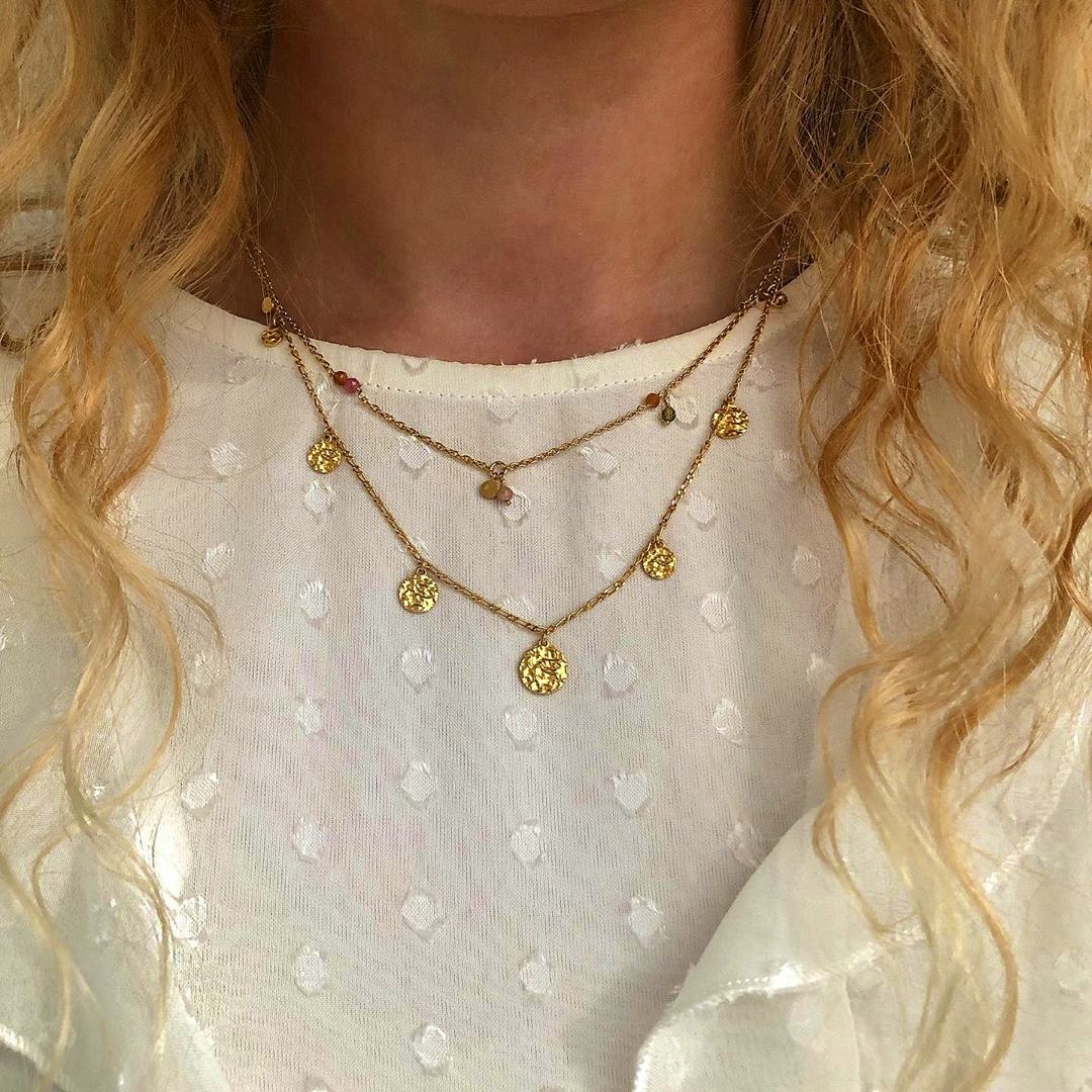 Afterglow Pastel necklace van Pernille Corydon in Zilver Sterling 925