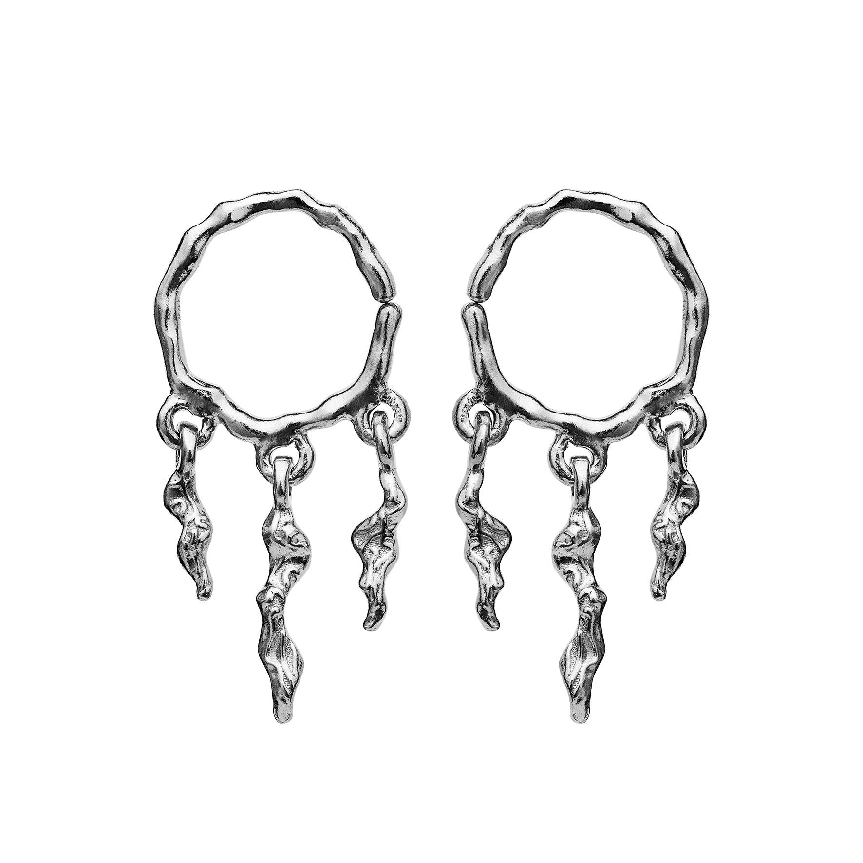 Mira Earrings from Maanesten in Silver Sterling 925
