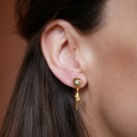 Blue Shell earrings