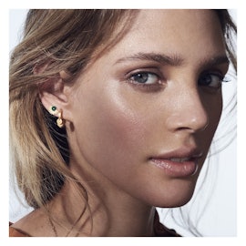 Petite Raindrop hoops