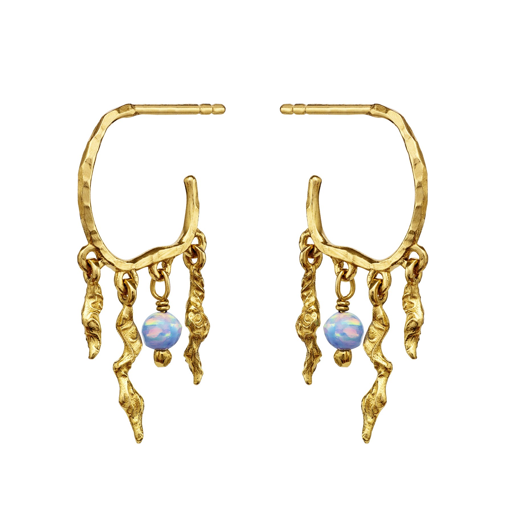 Bayou Earrings von Maanesten in Vergoldet-Silber Sterling 925