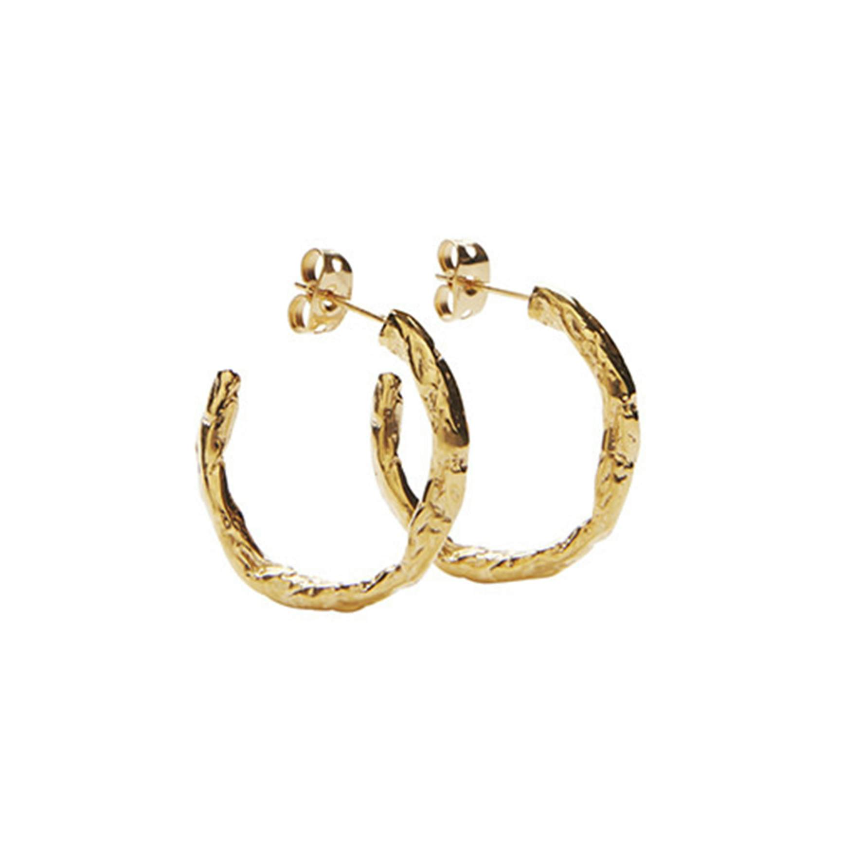 Petit Frigg Creols from Pico in Goldplated-Silver Sterling 925