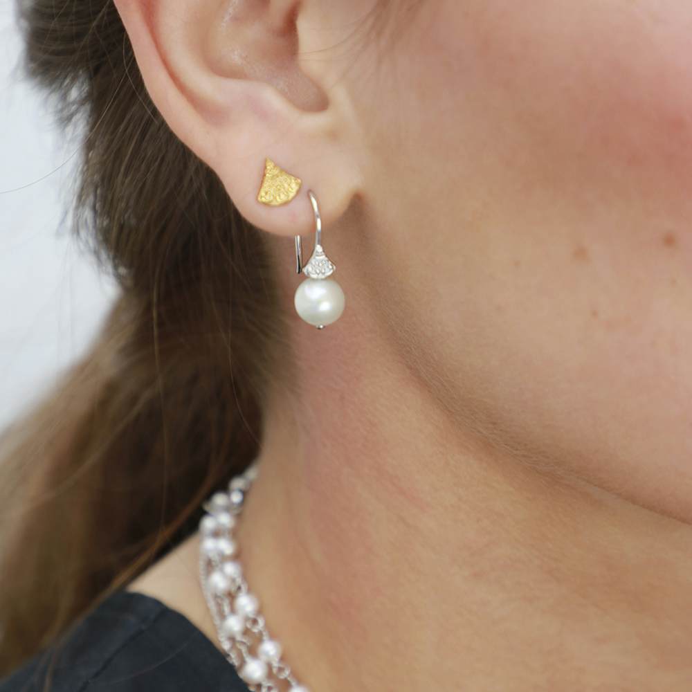 Bohemian Earrings Small von Izabel Camille in Vergoldet-Silber Sterling 925