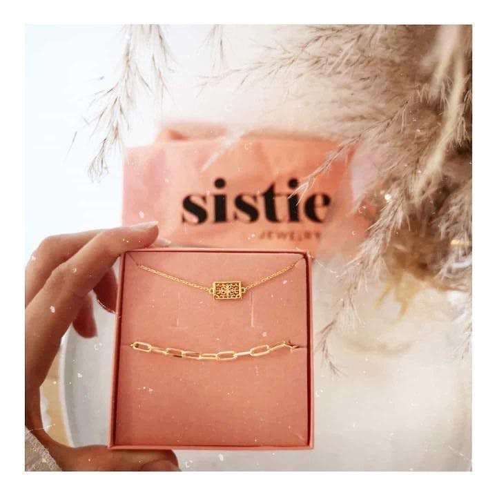 Emma bracelet from Sistie in Goldplated-Silver Sterling 925|Blank