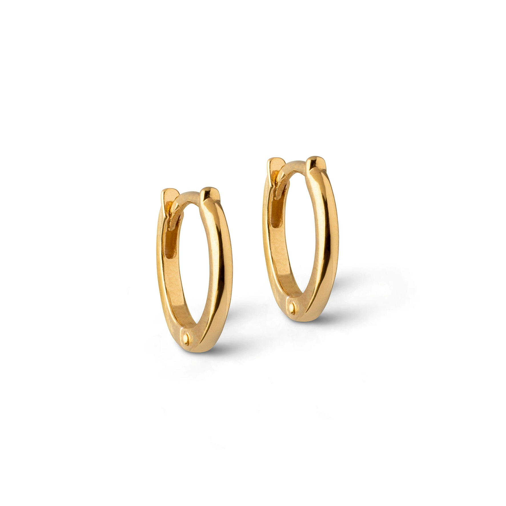 Classic Hoops 8mm Enamel Copenhagen:stä Kullattu-hopea Sterling 925:ssä}