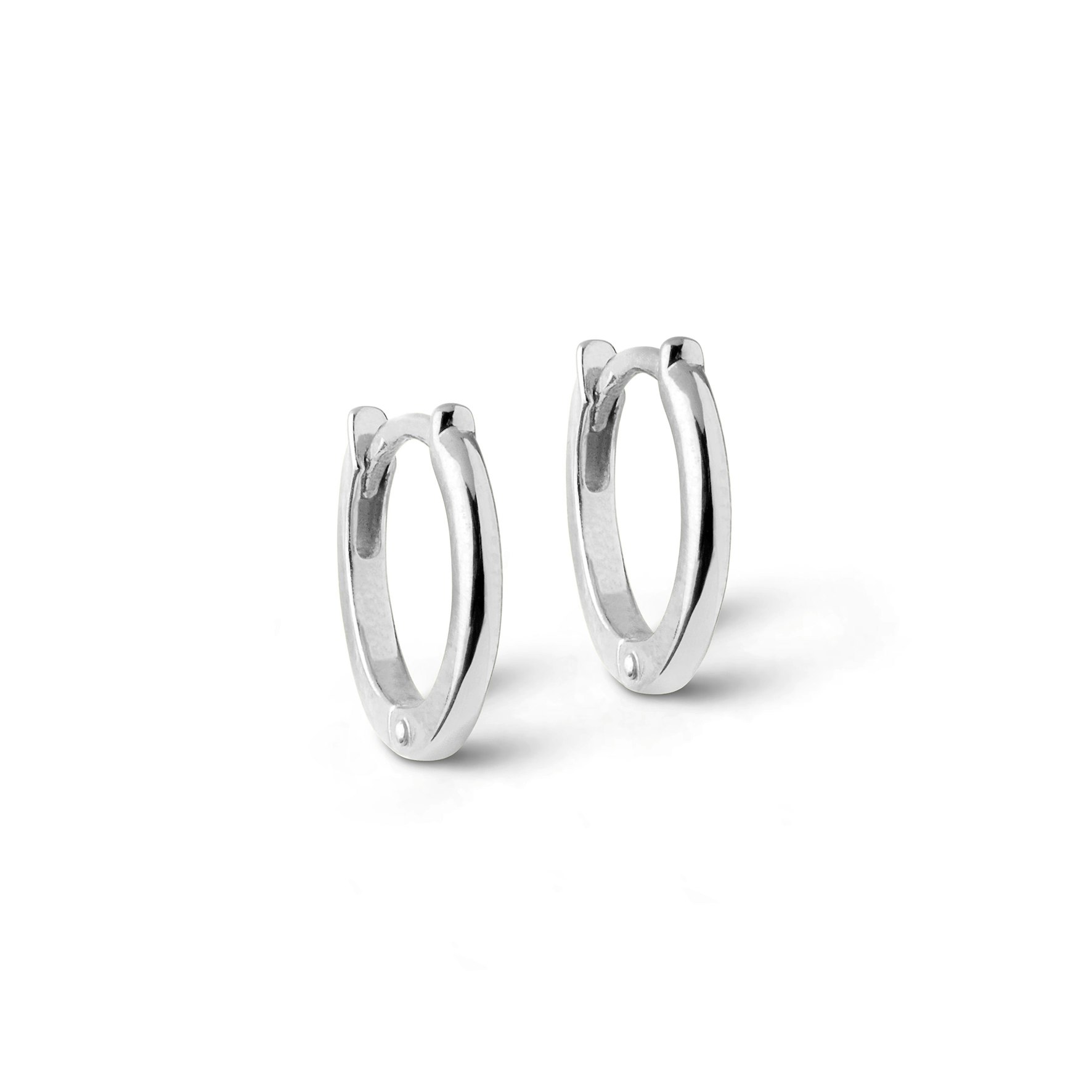 Classic Hoops 8mm from Enamel Copenhagen in Silver Sterling 925