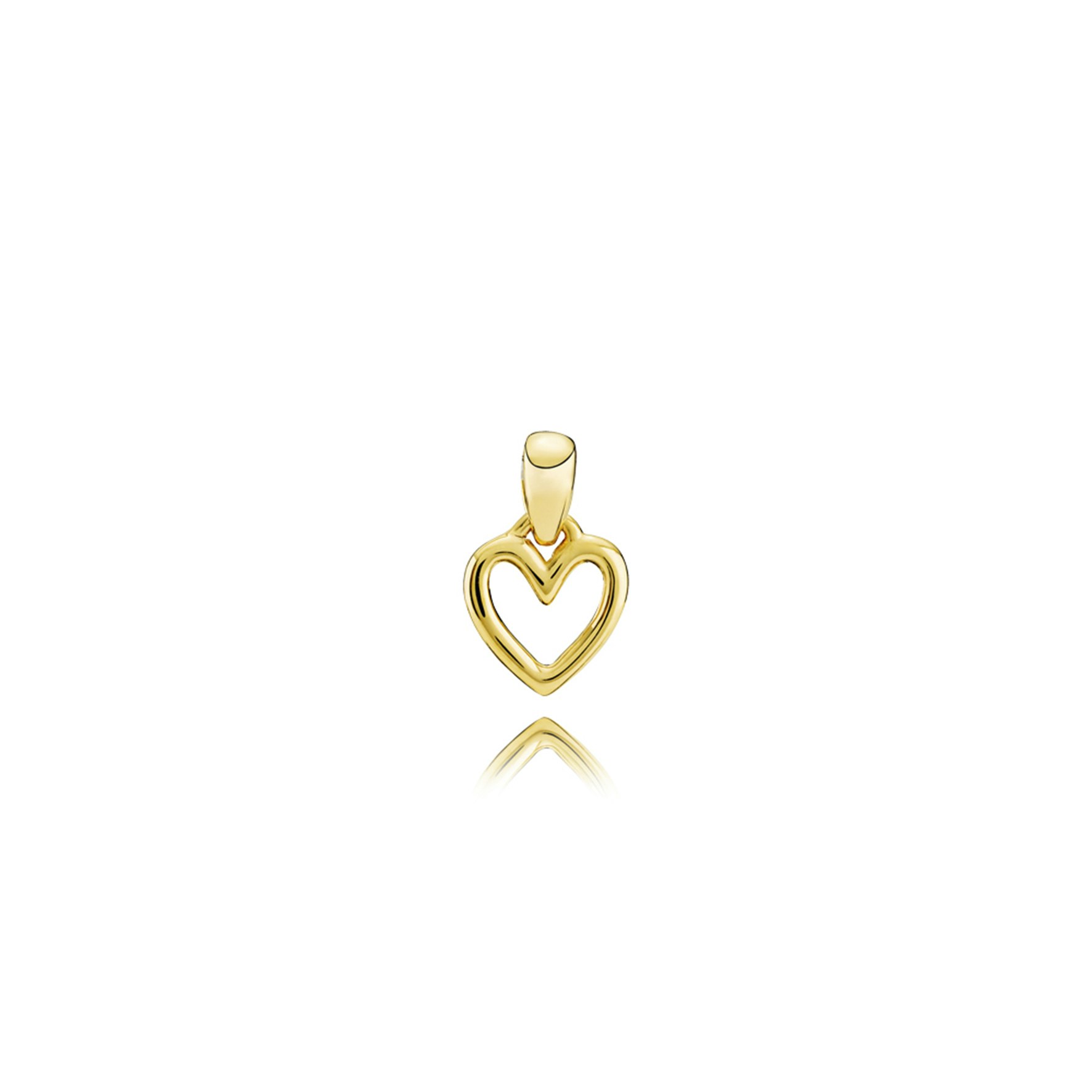 Love Charity Pendant from Izabel Camille in Goldplated Silver Sterling 925