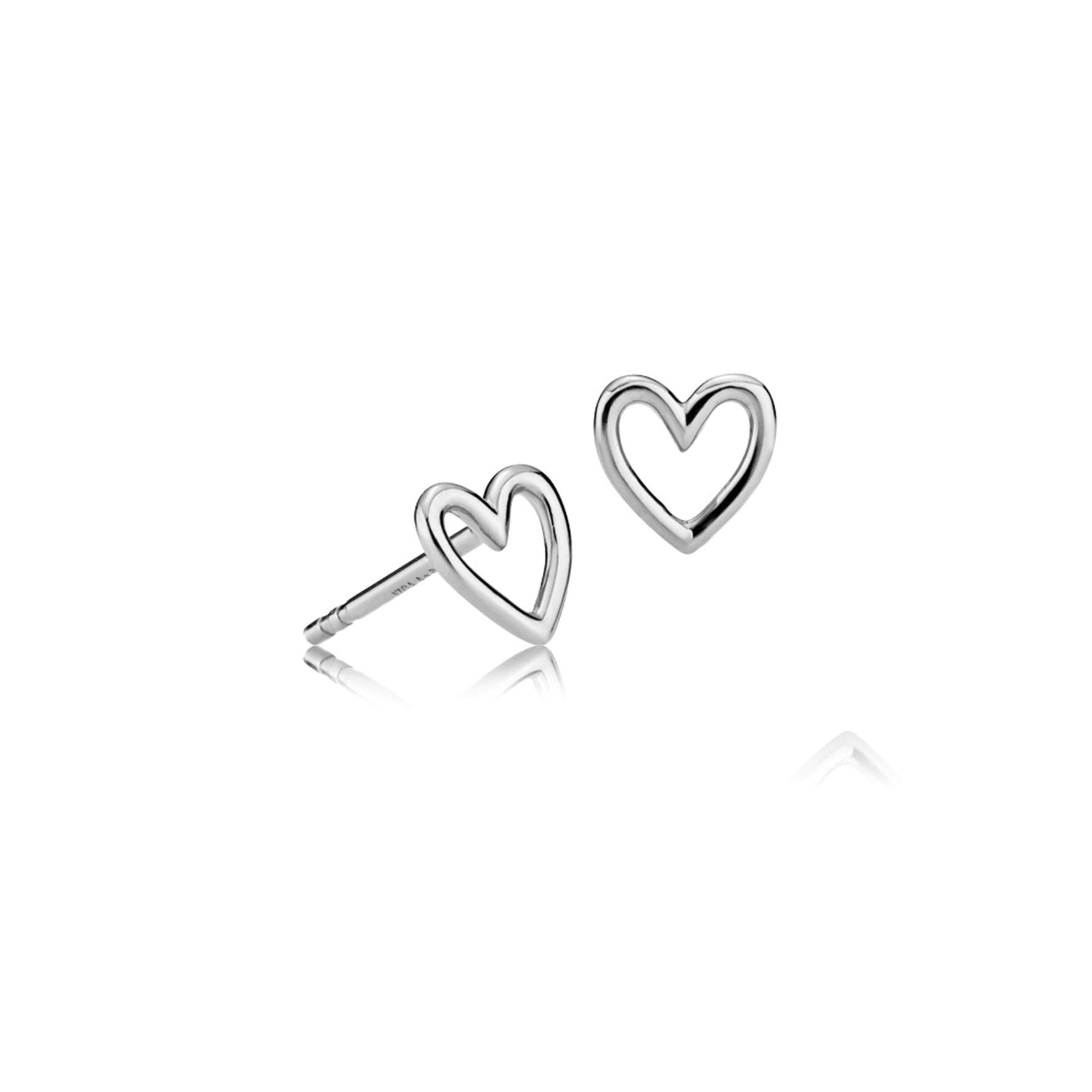 Love Charity Earsticks from Izabel Camille in Silver Sterling 925