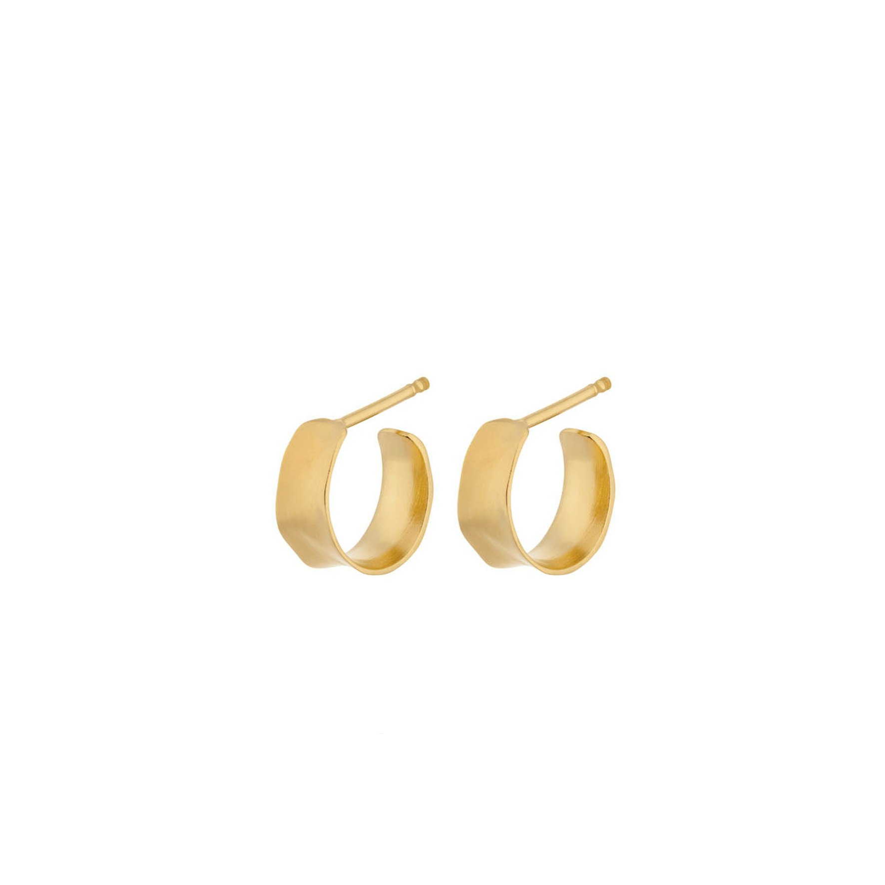 Saga Earrings Mini fra Pernille Corydon i Forgyldt-Sølv Sterling 925