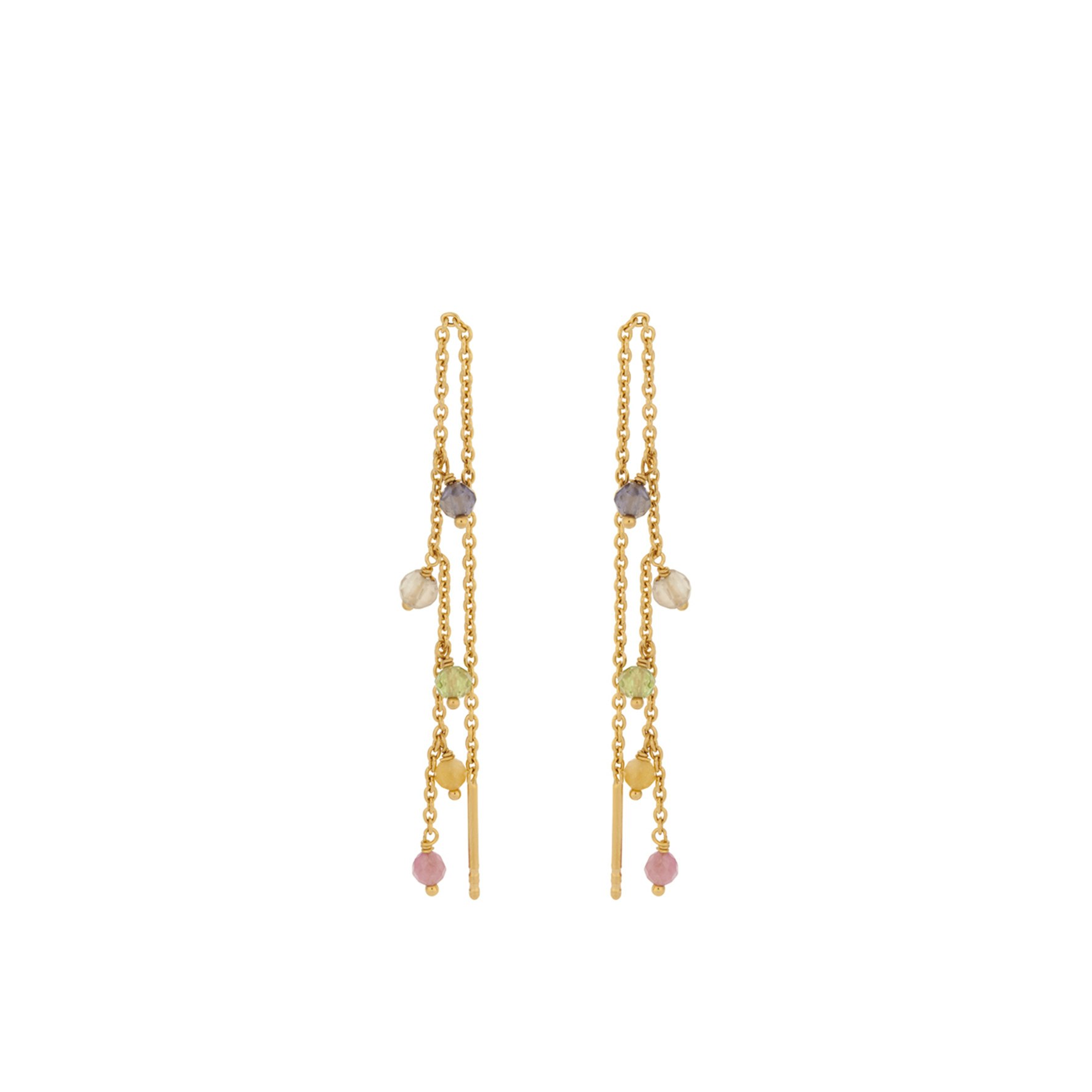 Shade Earchains fra Pernille Corydon i Forgyldt-Sølv Sterling 925