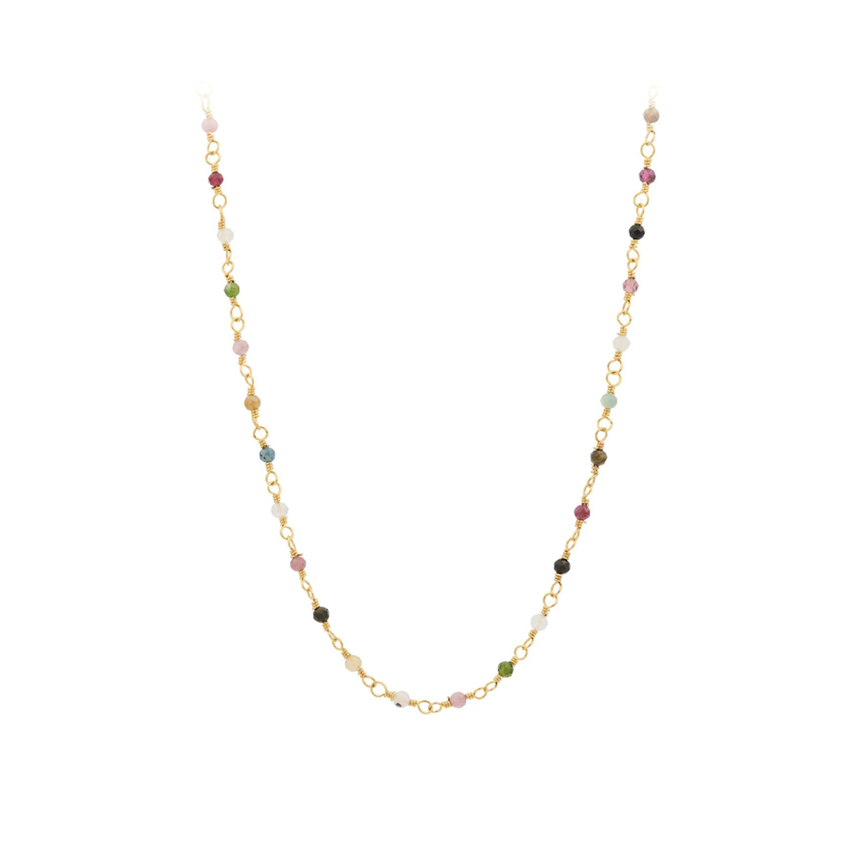 Shade Necklace von Pernille Corydon in Vergoldet-Silber Sterling 925|Turmalin