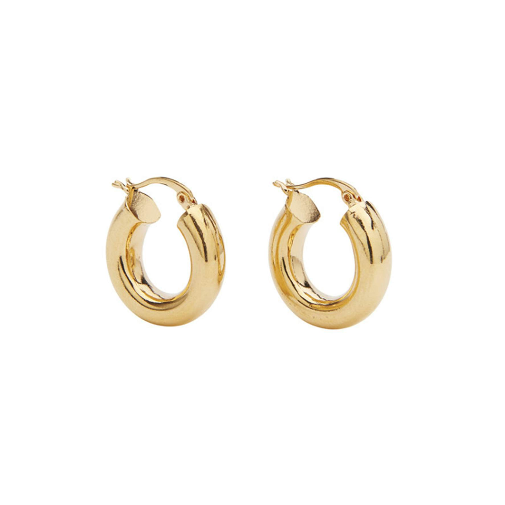 Amanda Chunky Hoops from Pico in Goldplated-Silver Sterling 925